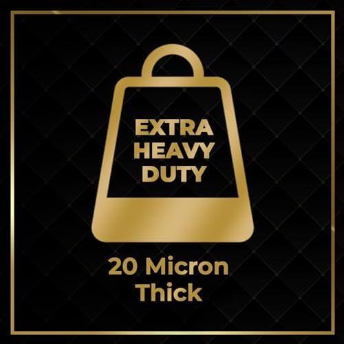 LuxLiv® Aluminum Foil Heavy Duty – 12 inches(30cm) wide x 164 ft.(50m) Length (each roll), 20 Microns Thick (Pack of 2) - Commercial Grade & Extra Thick, Strong Enough for Food Service Industry