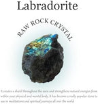 Apengshi Labradorite Raw Crystals 2PCS Natural Rough Rocks Healing Crystal and Stones DIY Raw Stones Meditation Fountain Garden Home Decor