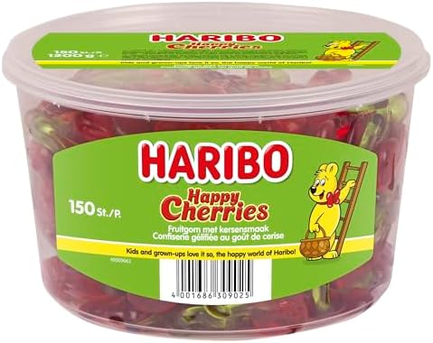 Haribo Happy Cherries, 1er Pack (1 x 1.2 kg)