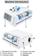 Physical Therapy Acoustic Radial Shock Wave Machine for Shoulder Pain Erectile Dysfunction Shockwave Therapy ED Treatment，47x38x33cm