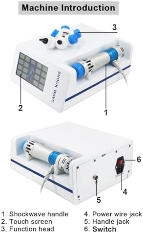 Physical Therapy Acoustic Radial Shock Wave Machine for Shoulder Pain Erectile Dysfunction Shockwave Therapy ED Treatment，47x38x33cm