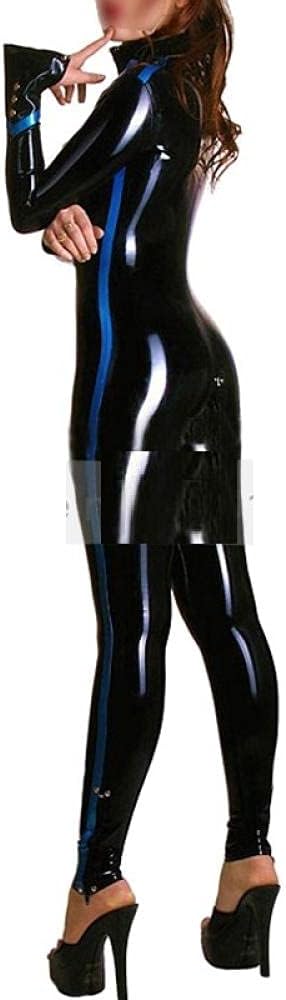 Women Rubber Latex Catsuit Ladies Jumpsuit