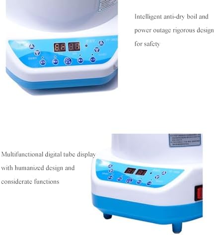 2000W Portable Sauna Steamer Pot, 4L Sauna Steam Generator with Remote Control, Intelligent Timing, Anti-Leakage, Anti-Dry Burning, Home SPA Machine for Body Detox Weight Loss