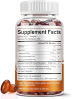 Pumpkin Seed Oil with Saw Palmetto Capsules, 3000mg/serving, 300 Softgels | Cold Pressed, Pure Virgin Oil, Essential Fatty Acids & Phytosterols | Supports Hair, Urinary, Bladder & Prostate Health