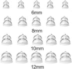 MiniFit Power Domes for Oticon Hearing Aids - 10mm Replacement Domes for Oticon Mini RITE Hearing Aids with Cleaning Brush Tools Kit and Carry Case (10mm)