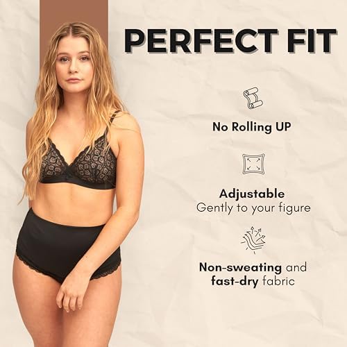 SIIL Ostomy Incontinence Protective Briefs & Underwear for Women, Leakproof Ostomy Underwear with Inner Pocket | Made in EU