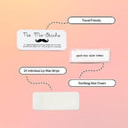 No Mo-Stache Shark Tank Lip Wax Strips for Hair Removal, 24 Hypoallergenic Waxing Strips For Upper Lip, Chin, Eyebrows, and Face