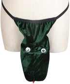 Men's G-String Exotic Underwear Sexy Costume Christmas Halloween Funny T-Back Mankini Thong Mesh Joke Gag Prank Gifts