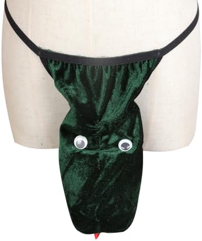 Men's G-String Exotic Underwear Sexy Costume Christmas Halloween Funny T-Back Mankini Thong Mesh Joke Gag Prank Gifts
