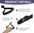 Car Handle Strap, 2 Pack Auto Cane Grab Bar with Adjustable Polyester Webbing and PVC Handles, Portable Standing Aid for Cars, Trucks, SUVs, Jeeps, Seniors, Pregnant Women and Injured Individuals