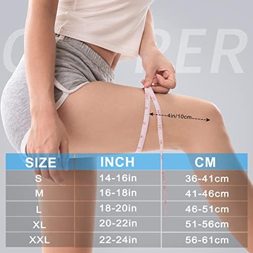 JHVW Copper Knee Brace for Women Men, 2 Pack Knee Braces for Knee Pain, Knee Support Compression Sleeve for Meniscus Tear, ACL & Arthritis Pain Relief