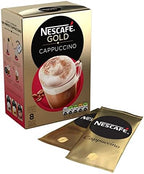 NESCAFÉ Gold Cappuccino Original, 8 sachets, 136g (Pack of 6, Total 48 Sachets)