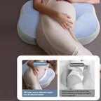 AUNMAS W Shaped Pillow, Sleeping Support with Cotton Material, Adjustable Design, Ergonomic Support for Pregnant Women and Side Sleepers (Blue)