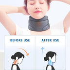 Cervicorrect Neck Brace, Healthy Lab Co Neck Brace,Neck Brace for Sleeping Soft Foam,Neck Support Brace for Pressure Relief (Black,One Size)
