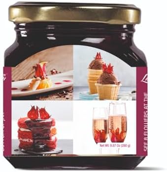Lunn Hibiscus Flower in Syrup Jar with Cap 280 gm