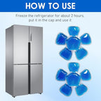 Head Ice Pack, Ice Pack for Hard Hat,Helmet Ice Packs Used for Outdoor Sport, Hard Hats & Sun Hats Relieve Summer Heat and Keep Cool(2 Pcs (Blue)