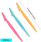 FEPITO Eyebrow Razor Shaper Shavers Trimmers for Women and Men Face Hair Removers Multipurpose Exfoliating Face Razor