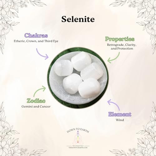 Down to Earth Selenite Iceberg Tower – Natural White Crystal for Energy Cleansing, Meditation, Reiki, Charging Stones & Home Décor – Polished Healing Crystal Tower (6" Iceberg)