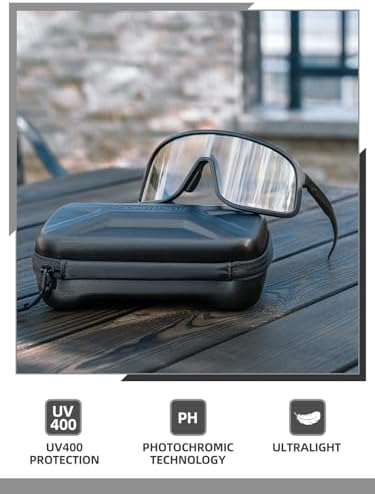 ROCKBROS Photochromic Sunglasses for Men Women Cycling Glasses UV Protection Sports Sunglasses