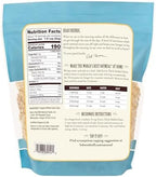 Bob's Red Mill Organic Extra Thick Rolled Oats, 32oz (Pack of 4) - Non GMO, Whole Grain, Vegan, Kosher