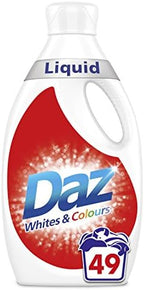 Daz Washing Liquid Whites & Colours 49 Washes, 1.715L