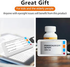 5.0 Inch Digital Magnifier,3X-48X Zoom Electronic Reading Aid,Simplified Buttons Digital Video Magnifier for The Visually Impaired, Low Vision, Color Blindness, Amblyopia