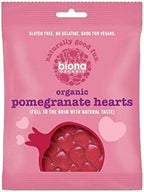 Biona Organic Vegan Pomegranate Hearts 75g-10 Pack