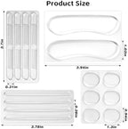 34 Pcs Silicone High Heel Cushion Inserts Pad, Anti Slip Shoe Strap Grip, Sling Backs Foot Support Sticker, Gel Protector Strips for Women Men Sandals Sports Sneakers