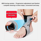 HUANGJUN Foot Drop Orthosis, Adjustable Ankle Orthosis Splint Support, Drop Orthosis, for Foot Drop Plantar Fasciitis Achilles Tendonitisinjury Recover, Right
