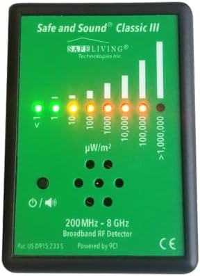 Safe and Sound Classic III Radio Frequency 5G Detector New 2024 Release by Safe Living Technologies Inc