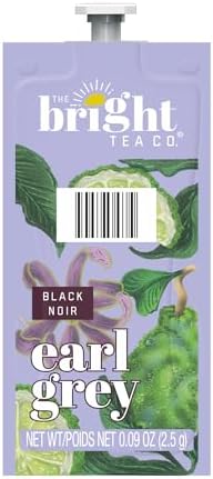 THE BRIGHT TEA CO., Earl Grey Tea Freshpacks for MARS DRINKS FLAVIA Brewer, 20 Packets