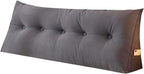 Reading Wedge Pillow, Triangular Rest Large Bolster Cushion Positioning Support Wedge Headboard Lumbar Cushion, with Removable Cover, for Day Bed & Bunk Bed,P,180 * 50 * 20cm