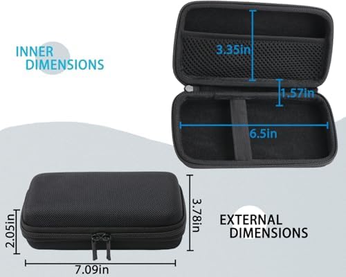 Hard Case Compatible with Ear/Infrared Thermometer, Storage Braun ThermoScan 7 iProven, iHealth, MILDSIX, KDT, EasyEast