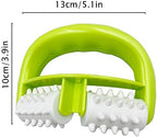 Cellulite Massage, Fascia Blaster Tool with Two-Wheel Massage Handle,Relax Muscles to Relieve Stress,Increases Blood Circulation,Apply to Arm/Shoulder/Leg/Back/Buttocks/Abdomen(Green)