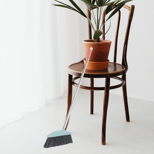 Amosfun 32.67In Stainless Steel Broom Handle Replacement Stick with Standard Threading for Floor Cleaning and Sweeping - Multi-Section Mop and Broom Pole