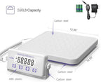 Medical Scale, 440LBS Heavy Duty Scale for Body Weigh, Wrestling, Hospitale, Multifunction Button, LCD Display, with Manual and Adapter