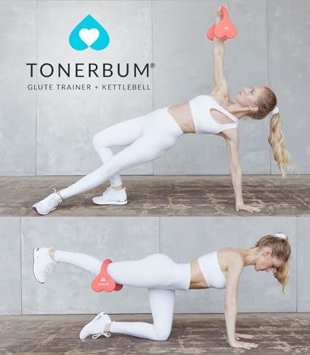 Booty Builder & Booty Trainer for Women & Men - Perfect Butt Workout Equipment for Glute Exercise, Buttocks Lifting - Iron Core Neoprene Weight with Non-Slip Grip