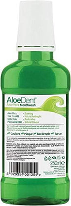 (2 Pack) - Aloe Dent - Aloe Vera Mouthwash | 250ml | 2 Pack Bundle