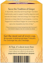 Yogi Tea, Ginger, 1.12 Ounce