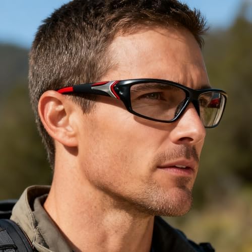 willochra 2pcs Transition Photochromic Bifocal Reading Glasses for Mens and Womens Square Sports Sunglasses Readers 0~+4.00
