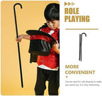 Mobestech Show Theatrical Cane 1920s Black Cane Novelty Dance and Walking Theatrical Canes Plastic Dance Canes Performance Costume Accessories 100cm