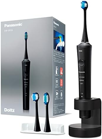 Panasonic EW-DP36 Doltz High Grade Model 3 Modes Bluetooth Electric Toothbrush AC100-240V Shipped from Japan Released in 2022 (Black (Black 19-3911tcx))