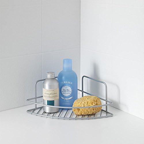 Metaltex Reflex 1-Tier Polytherm Coated Corner Bathroom Shelf
