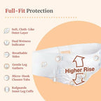 Tranquility Bariatric HI-Rise Disposable Briefs, 3X-Large, High Waistline with Peach Mat Core & Secure Kufguard Technology for Skin Integrity, Latex-Free, 34oz Capacity, 8ct Bag