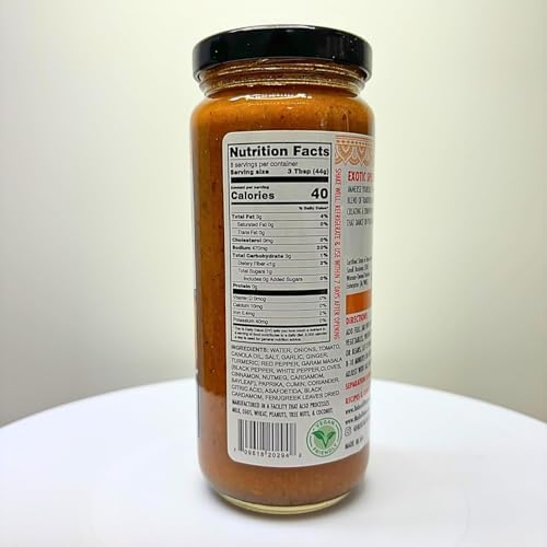 Bebe’s All Natural Vegan Tikka Masala Sauce, Non-GMO, Gluten Free 12.5oz/350g, Pairs Perfectly with Tender Meats, Fresh Vegetables and Fragrant Rice, Delicious Indian Simmer Sauce Made with Natural Spices and Healthy Ingredients