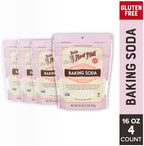 Bob's Red Mill Baking Soda, 16oz (Pack of 4) - Non GMO, Vegan, Paleo Friendly, Kosher