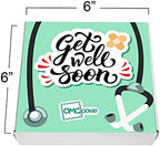 Get Well Soon Gift Cookies Basket Box 4 PACK For Kids and Adults After Surgery Care Package Feel Better Sick | Nut Free | Kosher