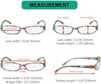 Eyekepper Small Reading Glasses Women - Floral Pattern Readers for Women Reading +1.00