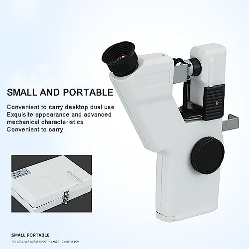 Optical Lensmeter, Spectacle LensScanner, Portable Manual Optical Lensmeter,External Reading AC/DC Powered,for Optical Shops