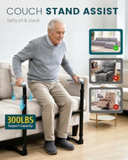 Mobility Standing Aid Rail for Couch - Couch Stand Assist for Elderly Adults Safety - Safety Grab Bar for Sit - Chair Coch Rails Stand Assist, HDB-504J